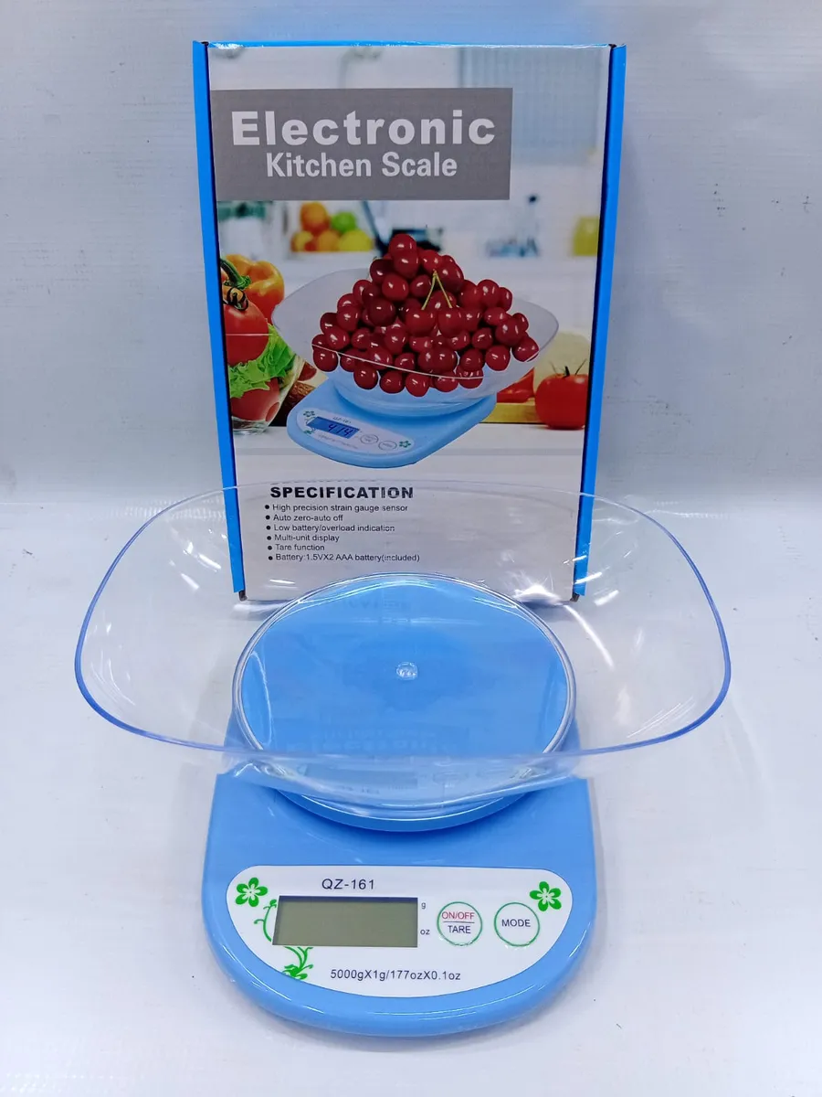 Electronic Kitchen Scale QZ-161 with Bowl - Image 2