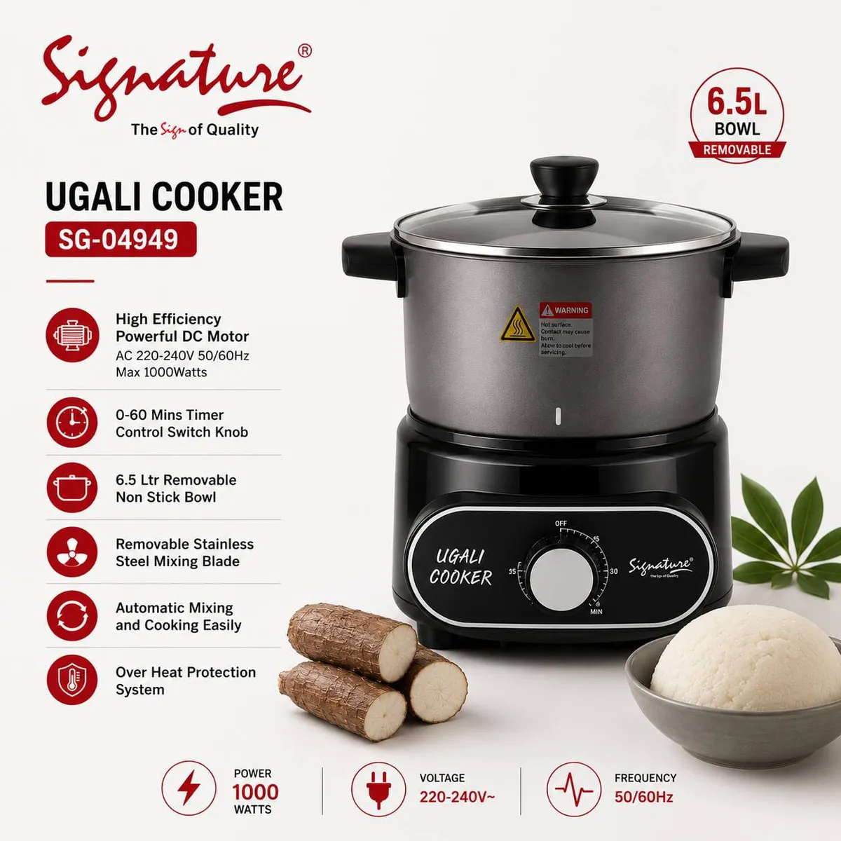 Signature Ugali Cooker SG-04949 - Image 2