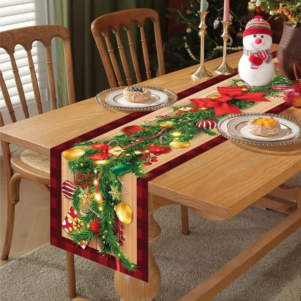 Christmas Tree Buffalo Check Table Runner - Image 5